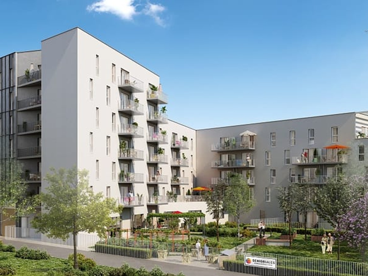 Appartement neuf ( Frais de notaire réduits ) T2 42,05m2 + Terrasse 6,40m2 Senioriales