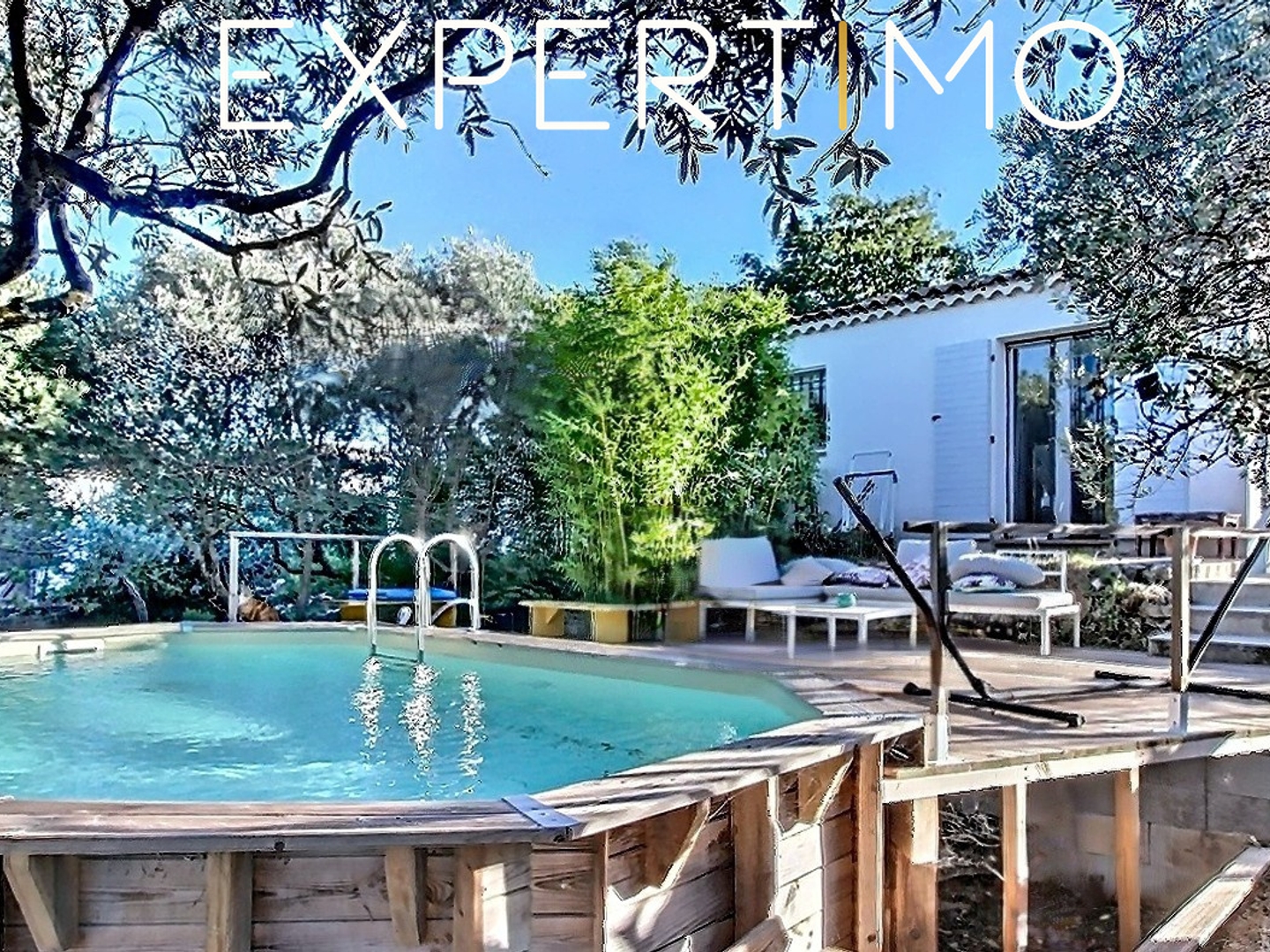 Saint-Maximin Villa de plain-pied piscine 4 chambres calme absolu