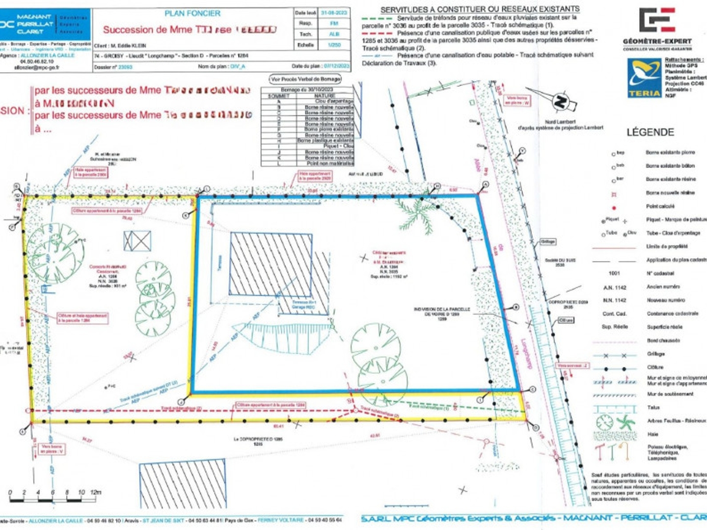 Terrain à vendre - 931m2 - Groisy (74570)