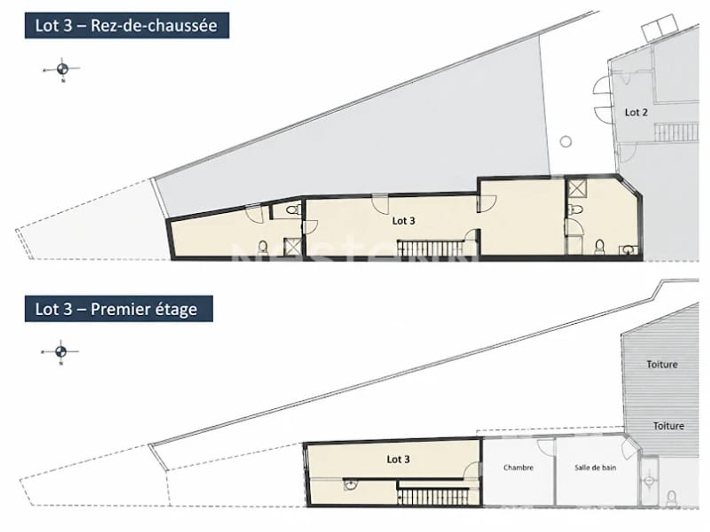 Bureaux à vendre - 3 pièces - 73m2 - Limoges (87000)