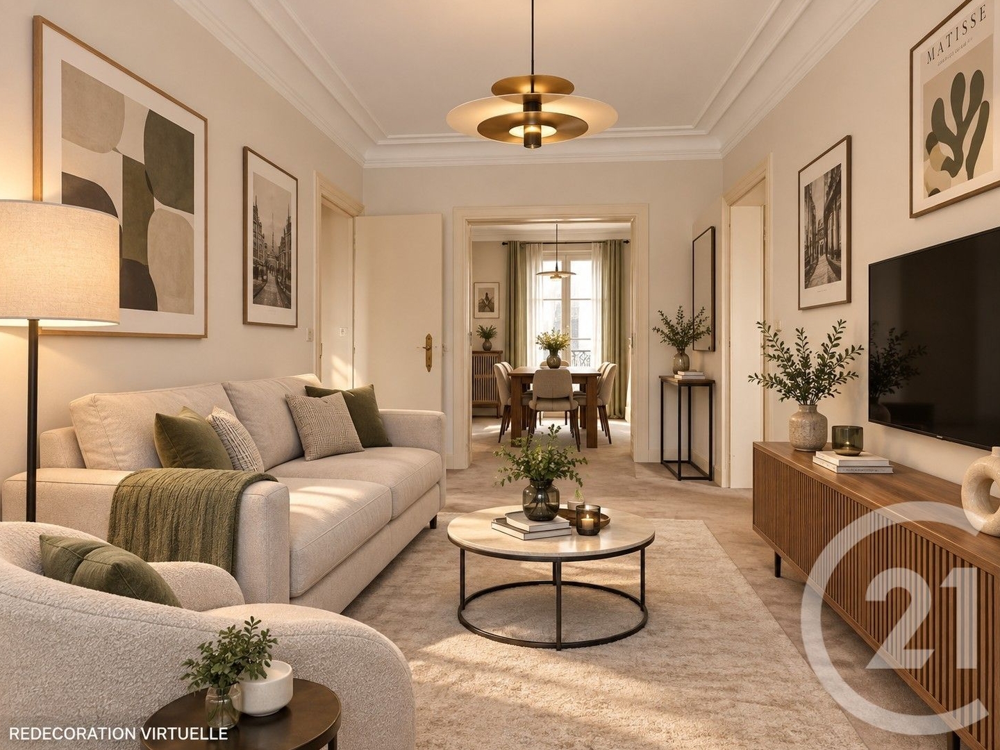 Appartement à vendre - 4 pièces - 72m2 - Paris 15e (75015)