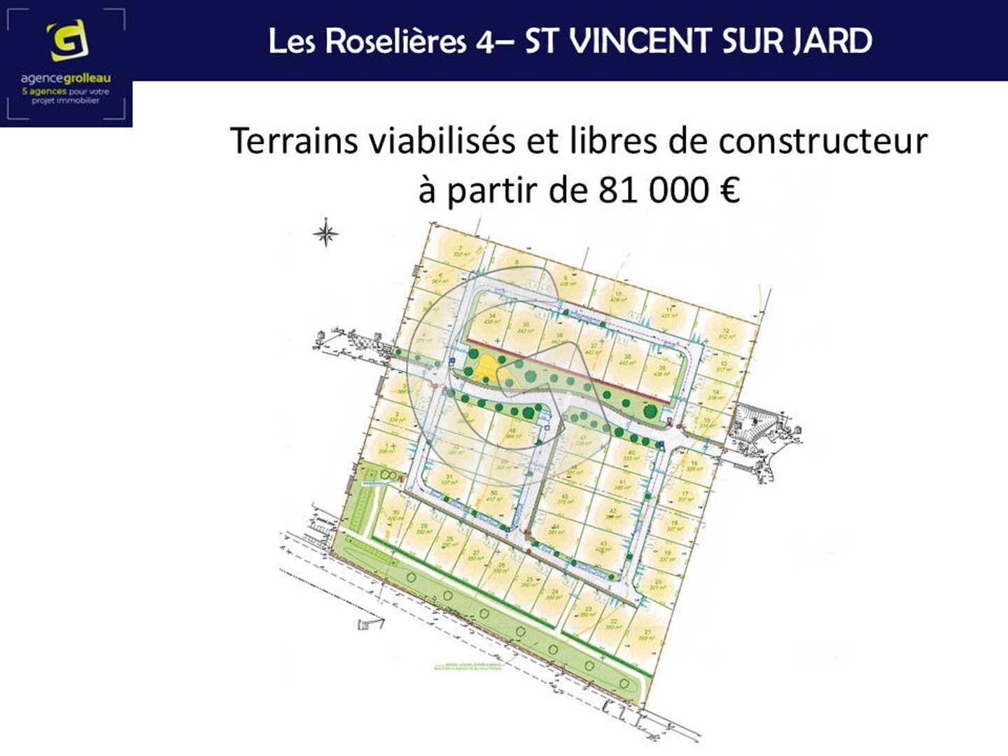 Terrain à vendre - 369m2 - Saint-Vincent-Sur... (85520)