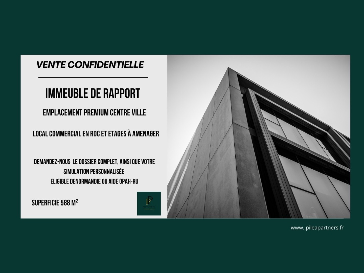 Immeuble de rapport spécial investisseurs