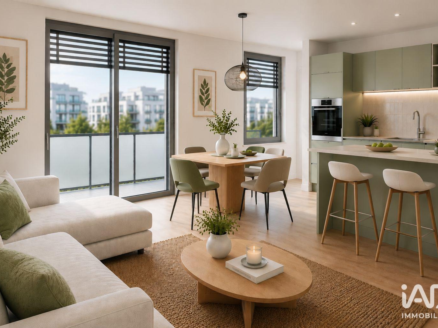 Appartement 3 pièces 65 m²