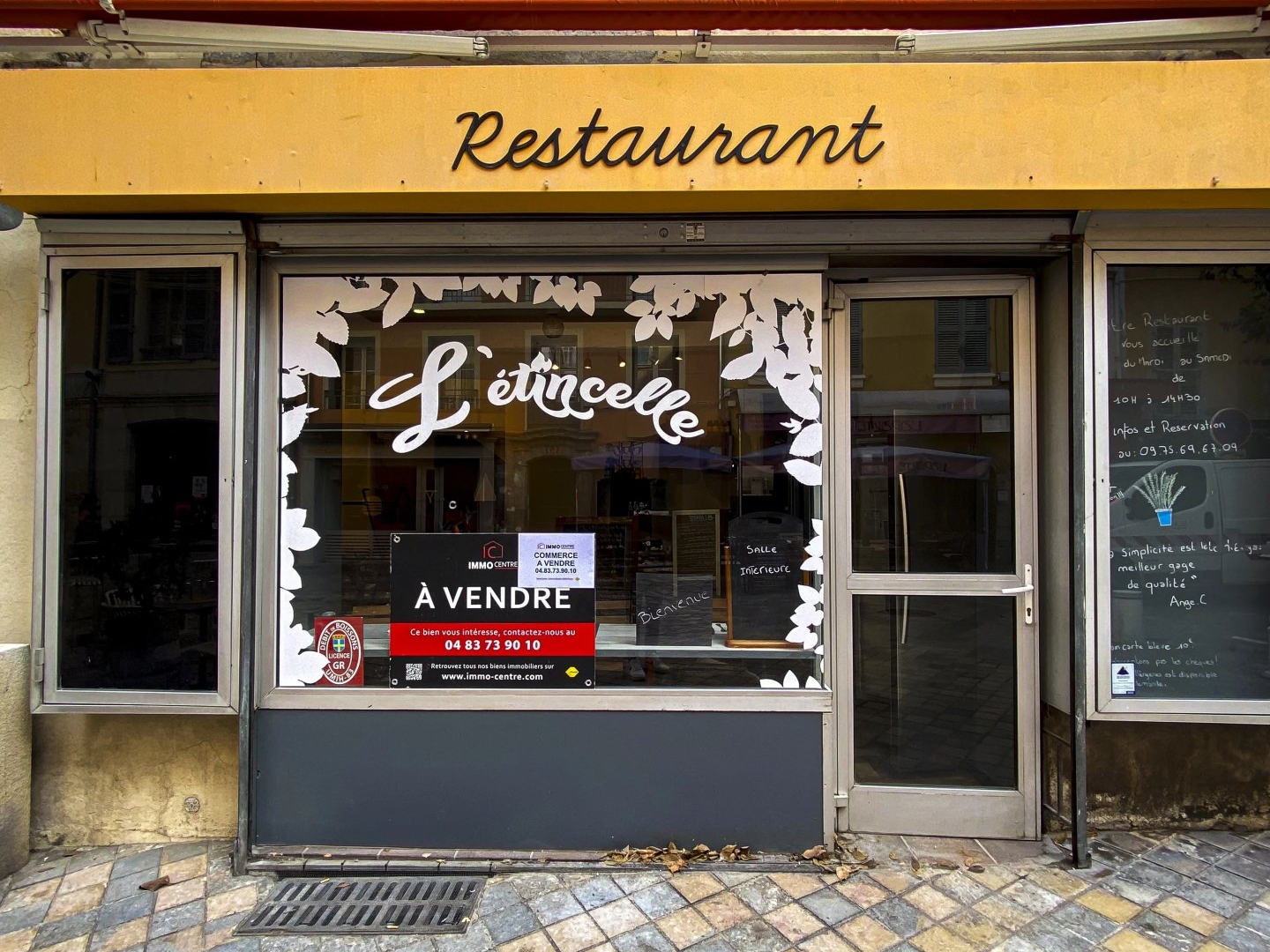 Fonds de commerce 2 pièces