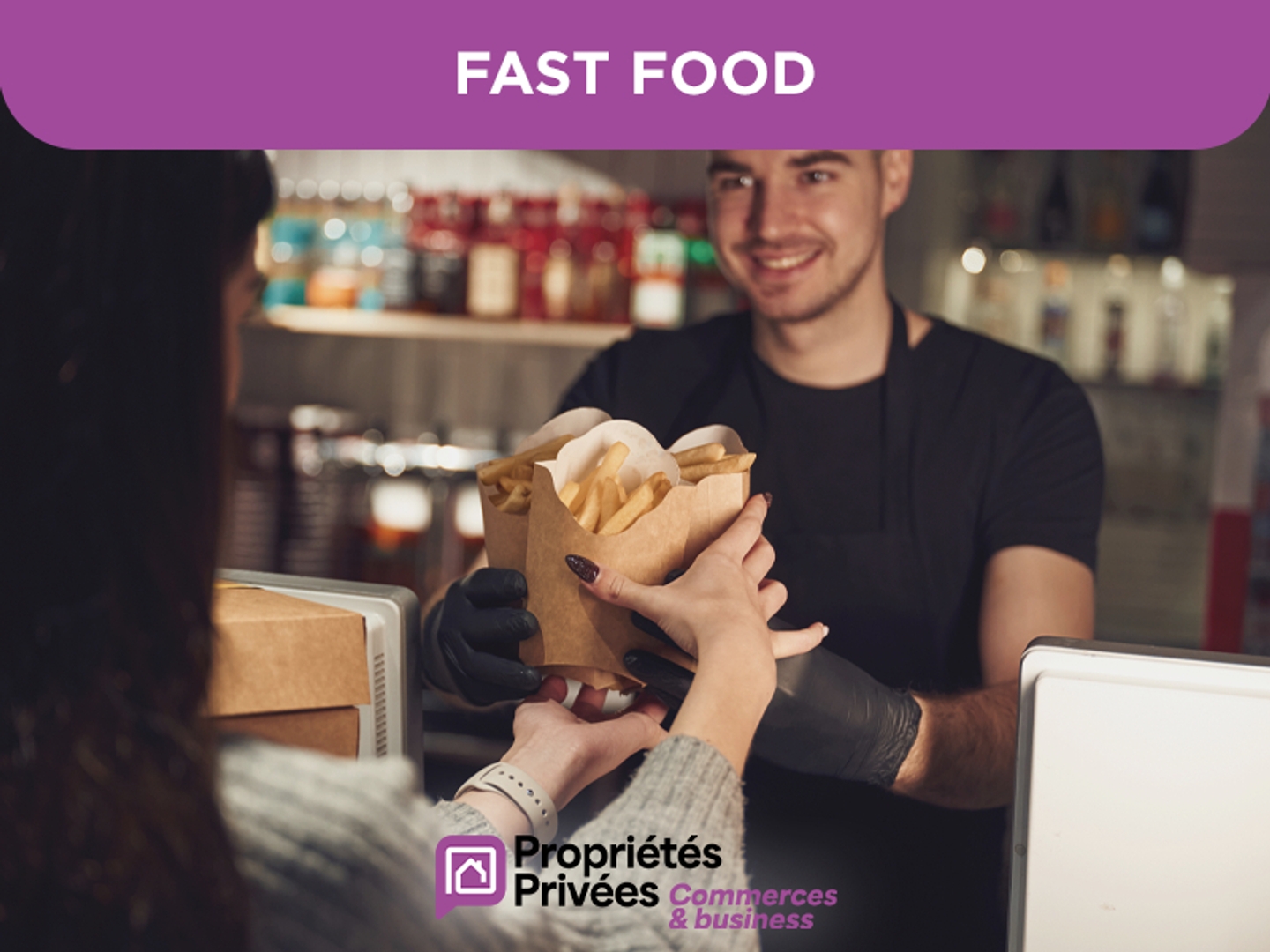 75003 PARIS - RESTAURATION RAPIDE, SNACK 70 COUVERTS AVEC TERRASSE