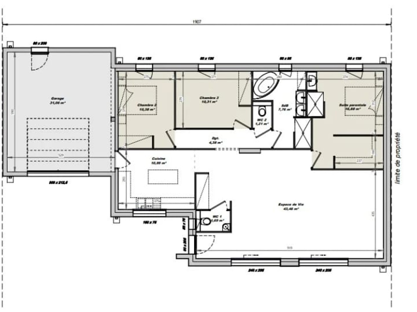 Maison à vendre - 4 pièces - 107m2 - Pornic (44210)