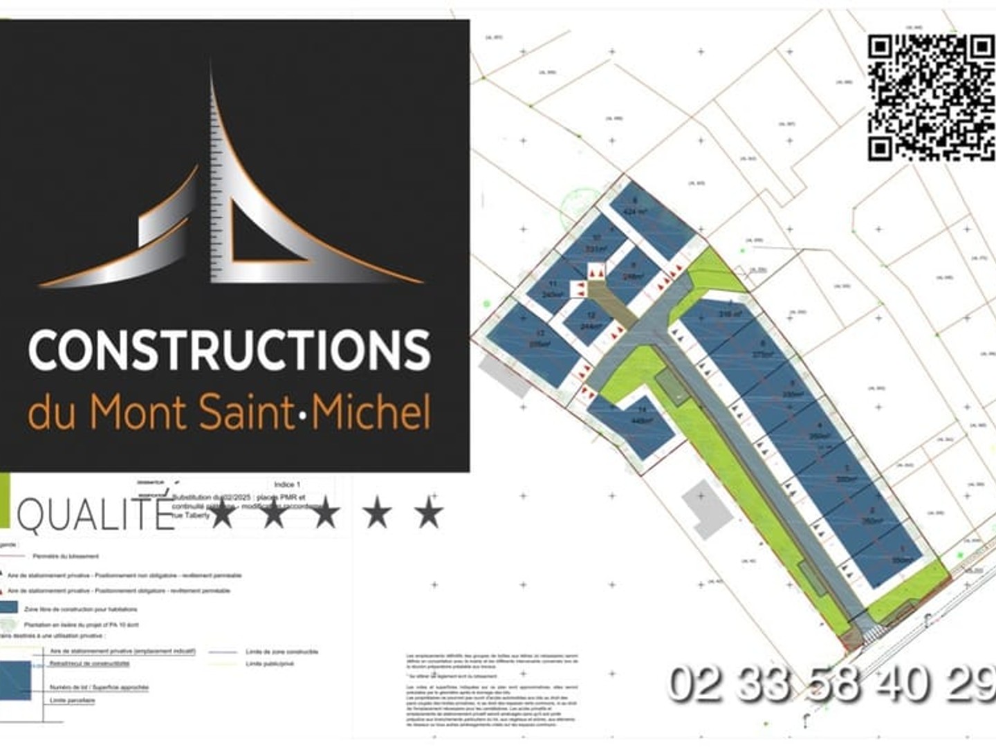 Kairon bourg, 800m de la plage terrain de 448m2