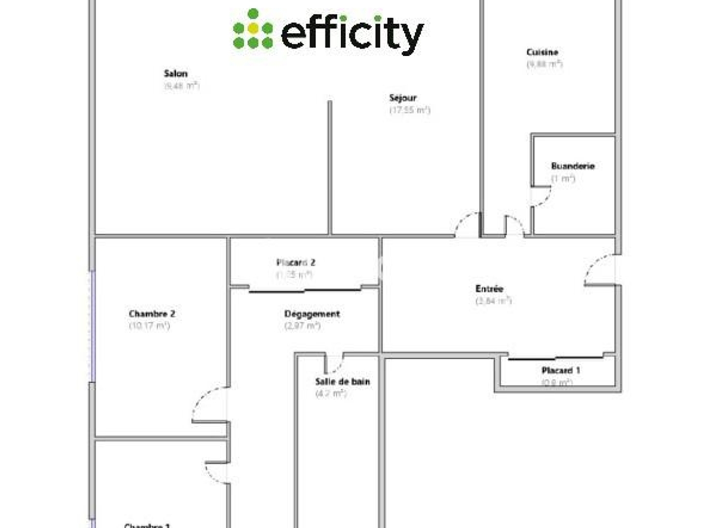 Appartement à vendre - 4 pièces - 72m2 - Soisy-Sous-Montmo... (95230)