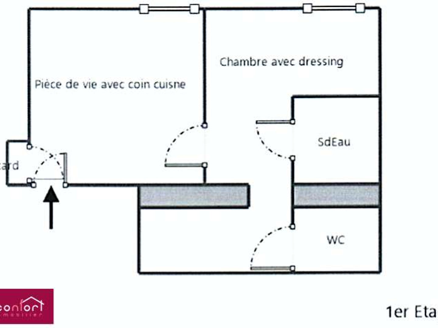 Appartement 2 pièces 35 m²