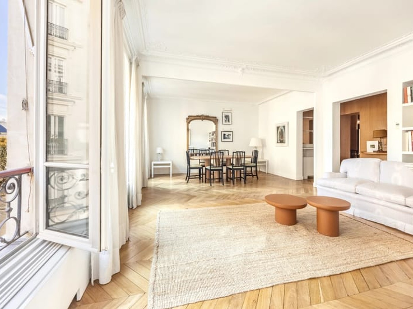 Paris 6e - JARDIN DU LUXEMBOURG - Appartement à vendre - 5 pièces - 180,03m² Carrez - 3 chambres - Vue Luxembourg - Climatisation.