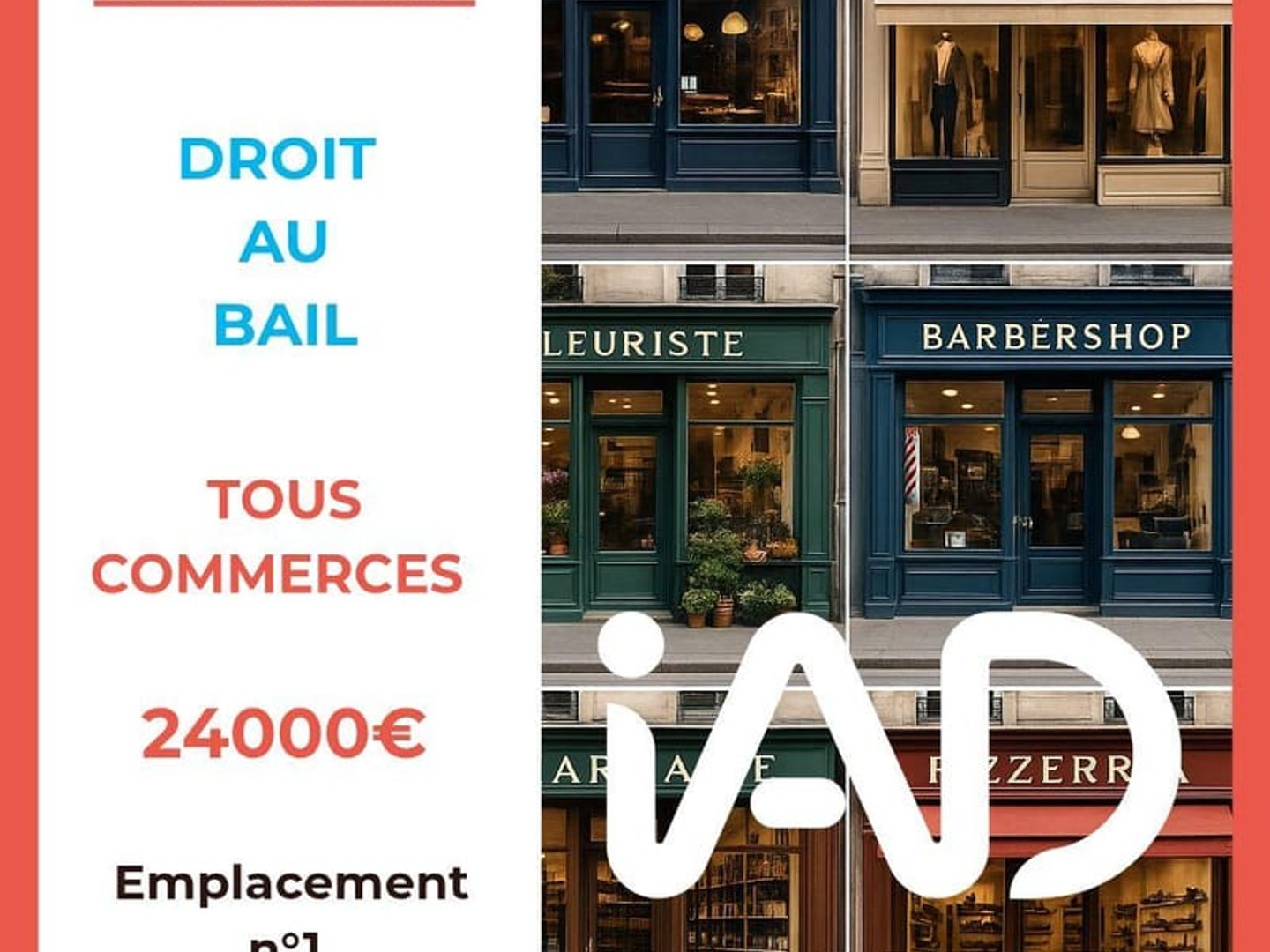Immeuble commercial 40 m²