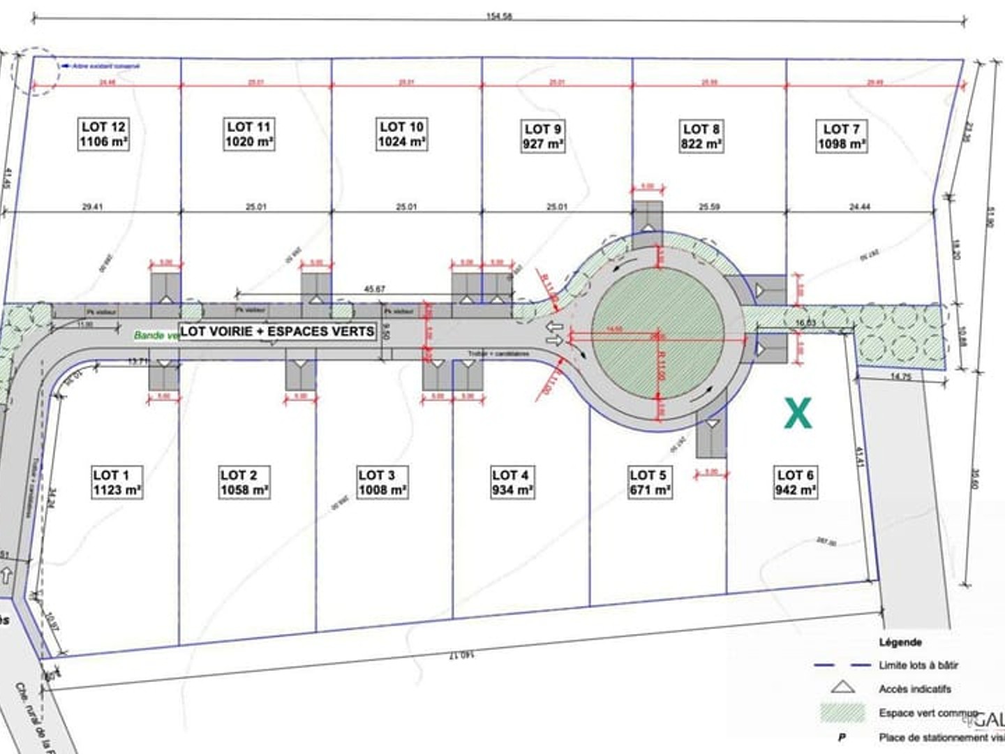 Terrain à vendre - 1123m2 - Pamiers (09100)