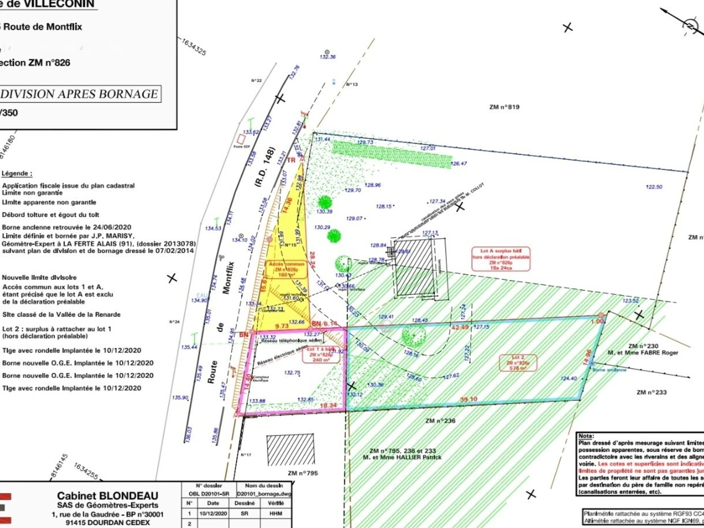Terrain à vendre - 978m2 - Villeconin (91580)