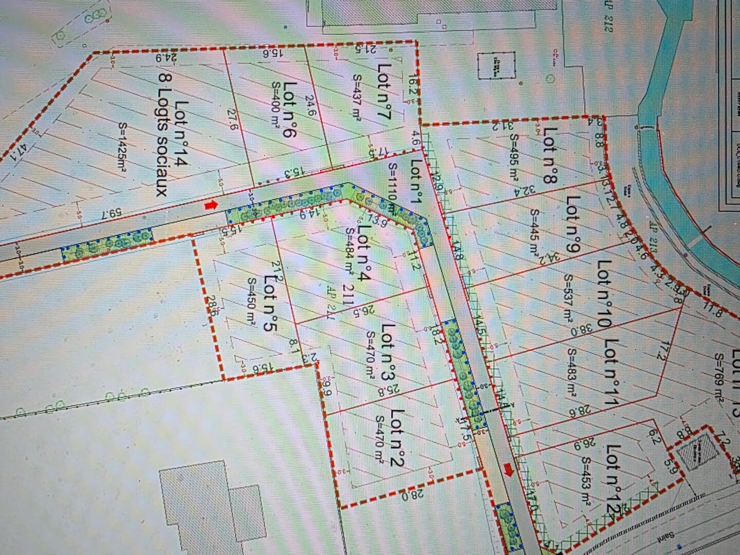 Terrain en lotissement 400 m²
