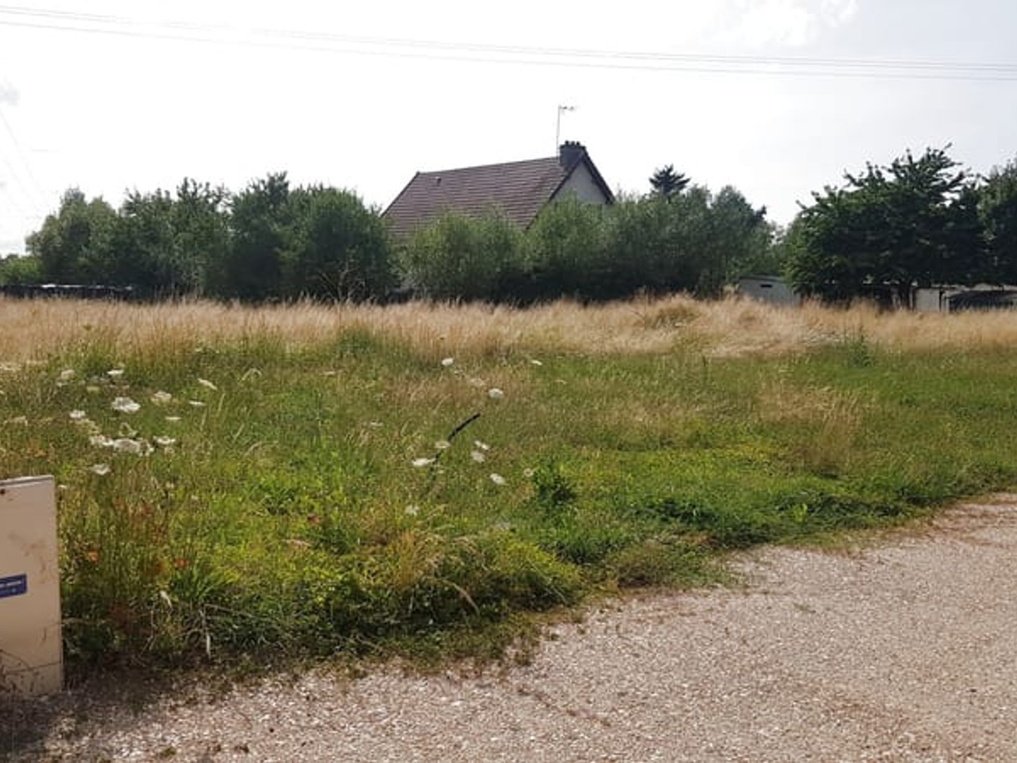 grand terrain plein centre bourg de Labergement Ste Colombe, entièrement viabilisé