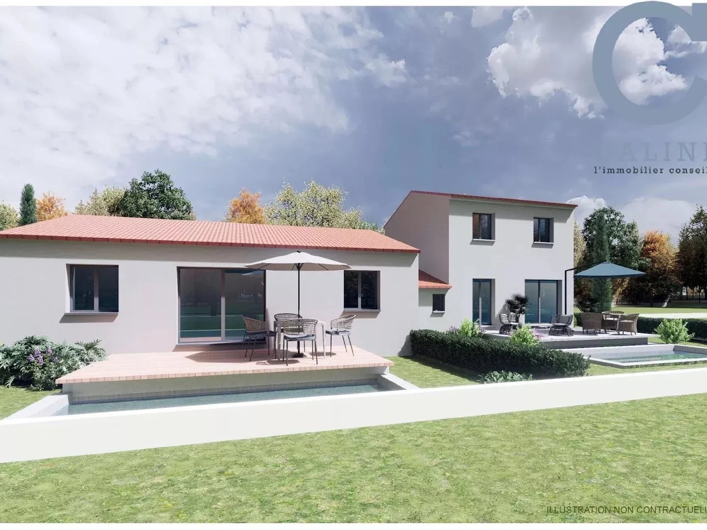 Maison à vendre - 4 pièces - 82m2 - Saint-Chaptes (30190)