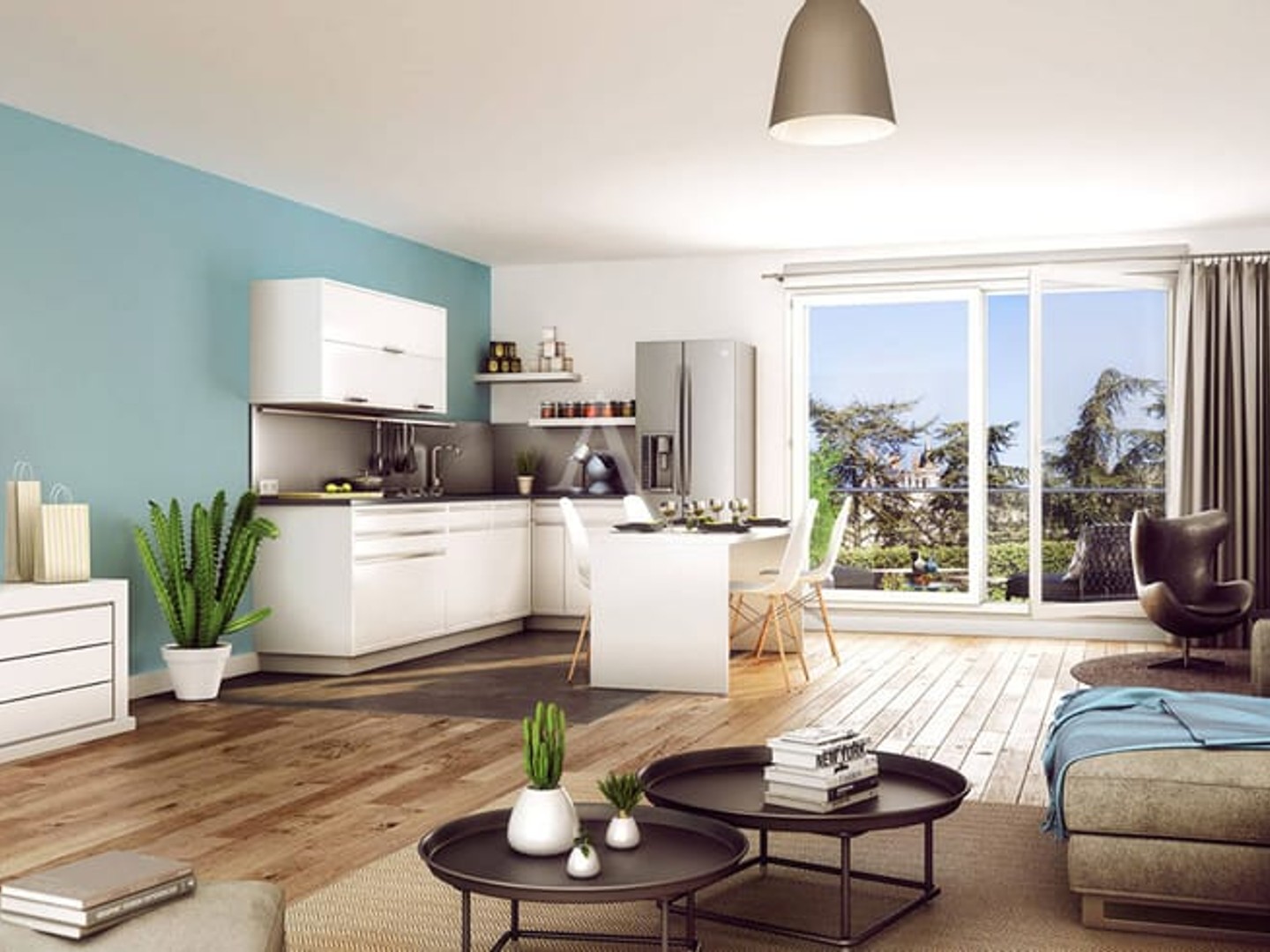Appartement à vendre - 3 pièces - 66m2 - Nantes (44000)