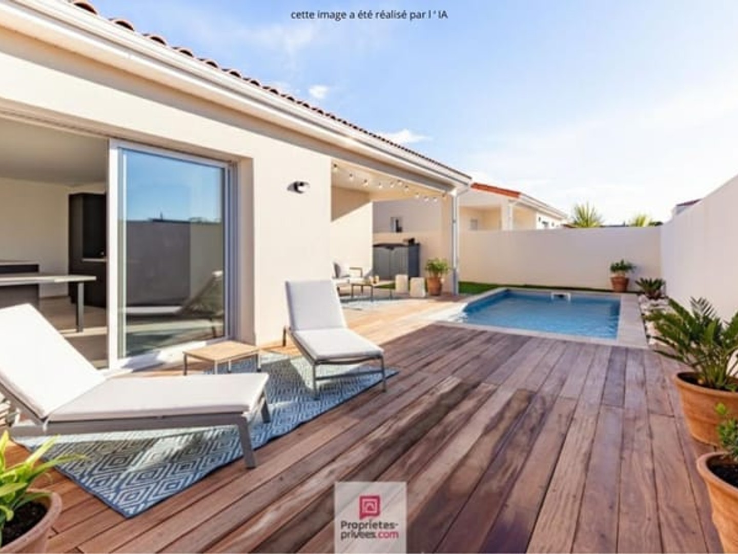 A VENDRE MAISON NEUVE- 102.82m2 - NISSAN LEZ ENSERUNE