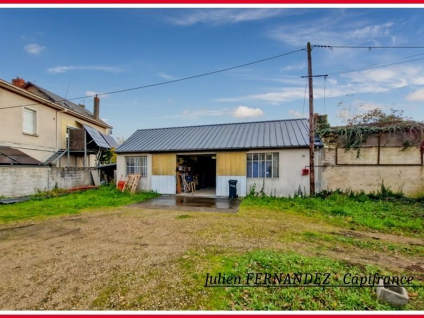 Dpt Vienne (86), à vendre CHÂTELLERAULT local/entrepôt/bureau de plain pied de 240m² - Terrain de 413m²