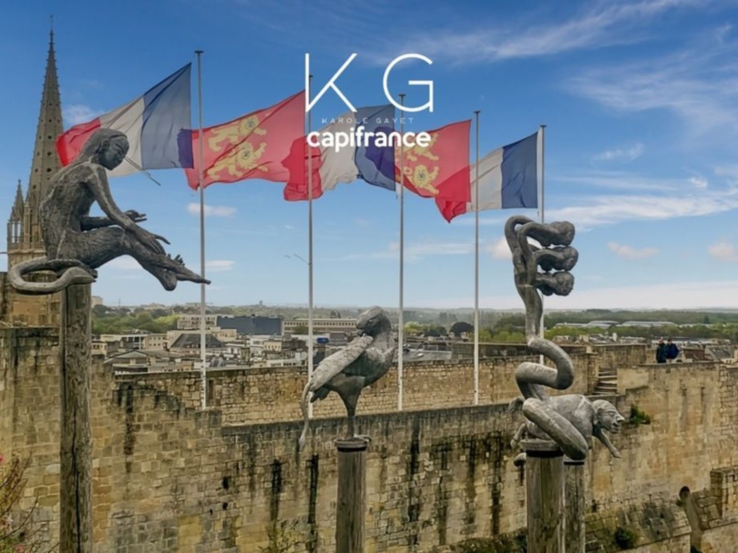 Caen hypercentre, murs commerciaux 99 m2 occupés à vendre proche Château, rentabilité brute de 7,5%