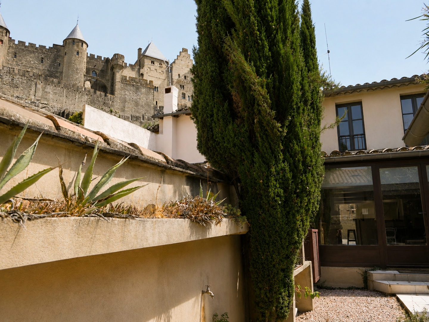 Maison avec vue exceptionnelle sur la Cité de Carcassonne