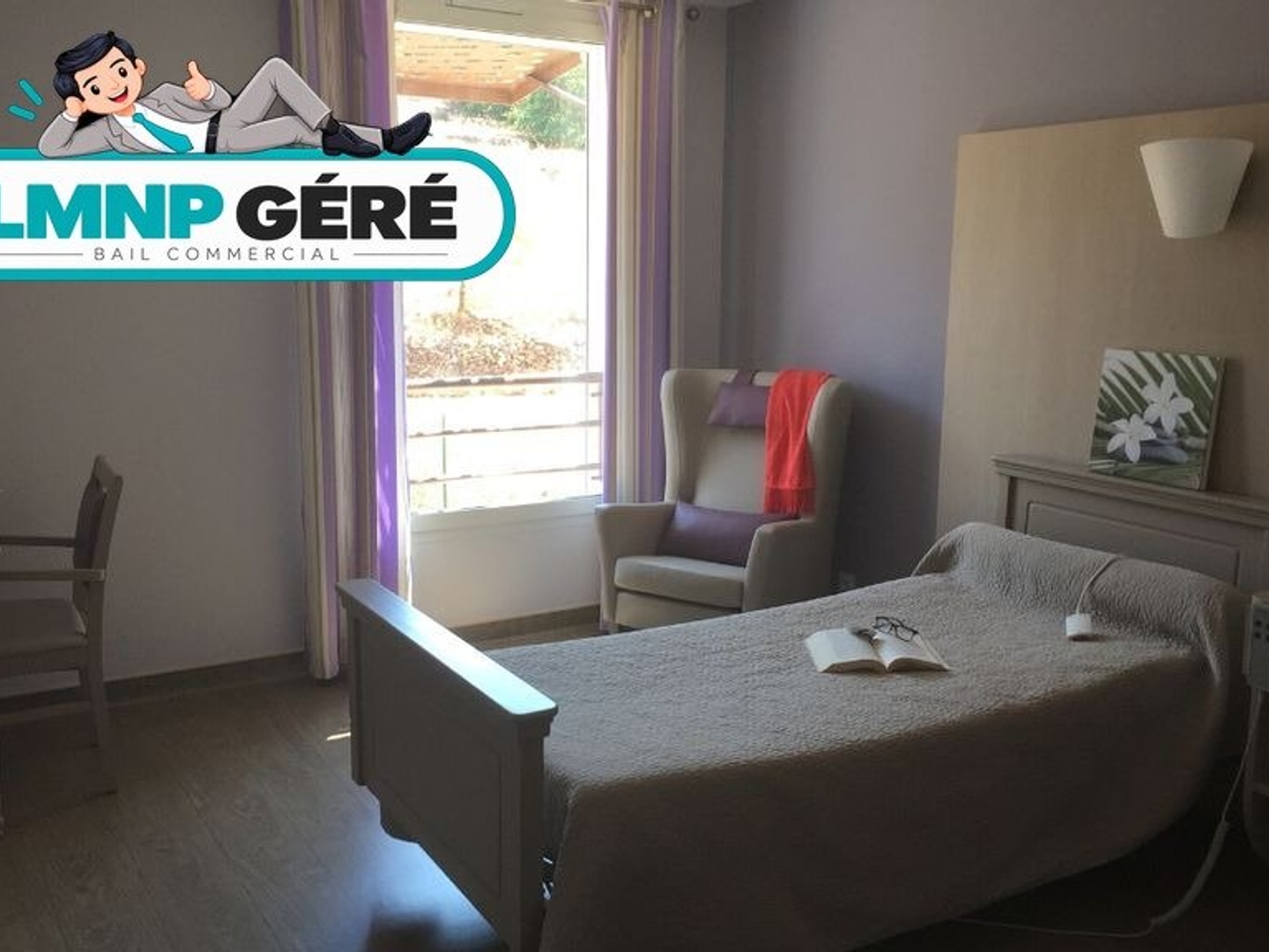Chambre EHPAD - investissement LMNP géré - idéal investisseur