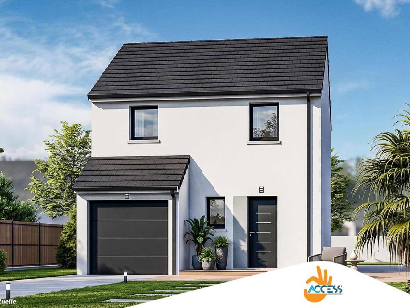 Terrain + maison 73 m²