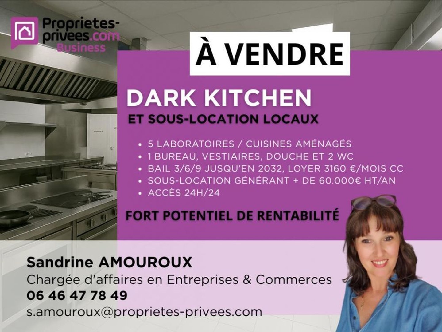 Carrières Sur Seine - DARK KITCHEN - 5 LABORATOIRES CUISINE TRAITEUR - sous-location possible