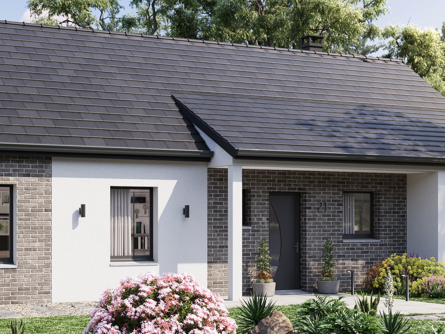 Terrain + maison 88 m²