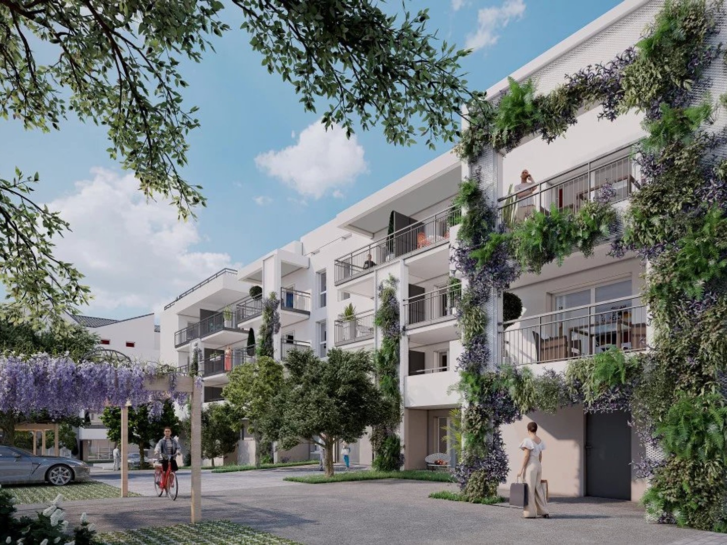 Résidence 'Confluence' , appartements neufs , quartier Plantiére