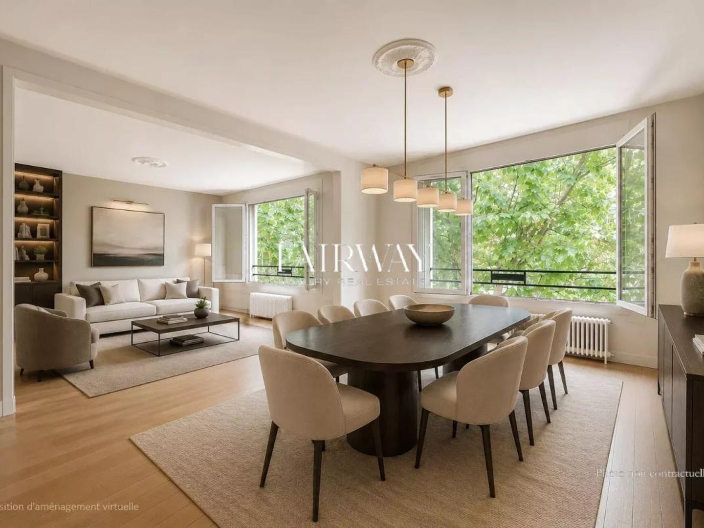 Vends appartement rénové - 96.1m² - 4 pièces, 3 chambres - Paris 16ème
