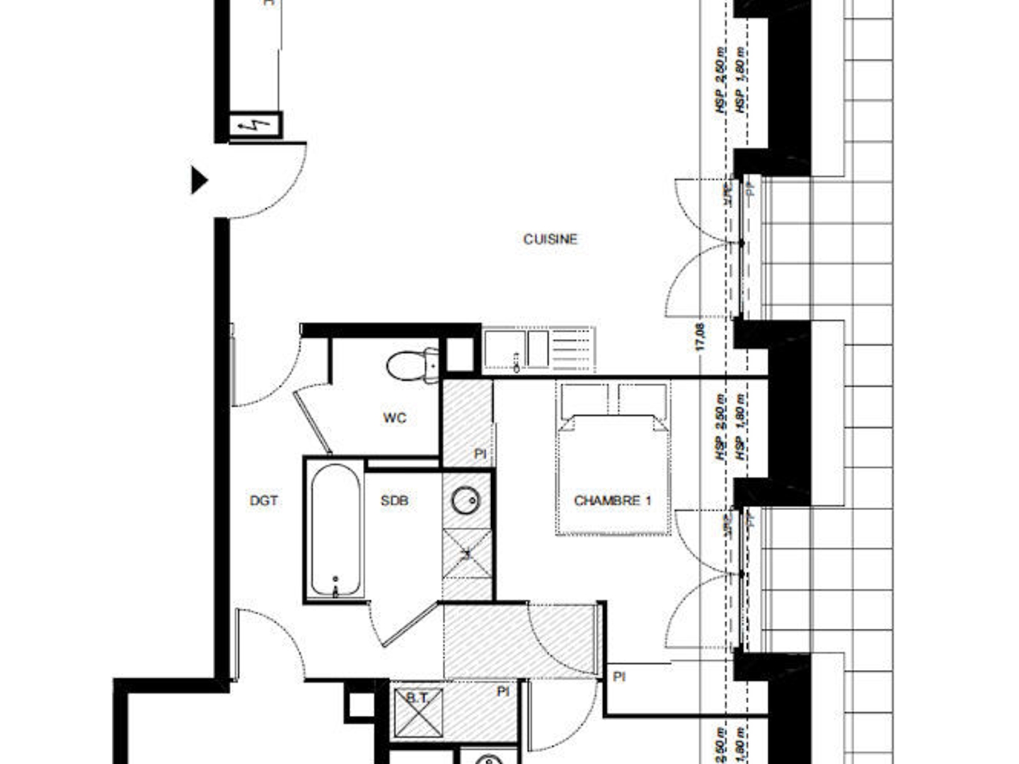 Appartement à vendre - 4 pièces - 94m2 - Quint-Fonsegrives (31130)