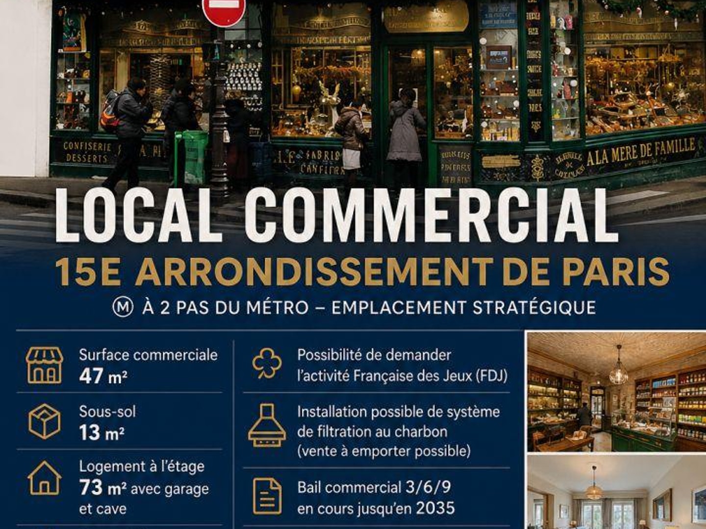 Immeuble commercial 123 m²