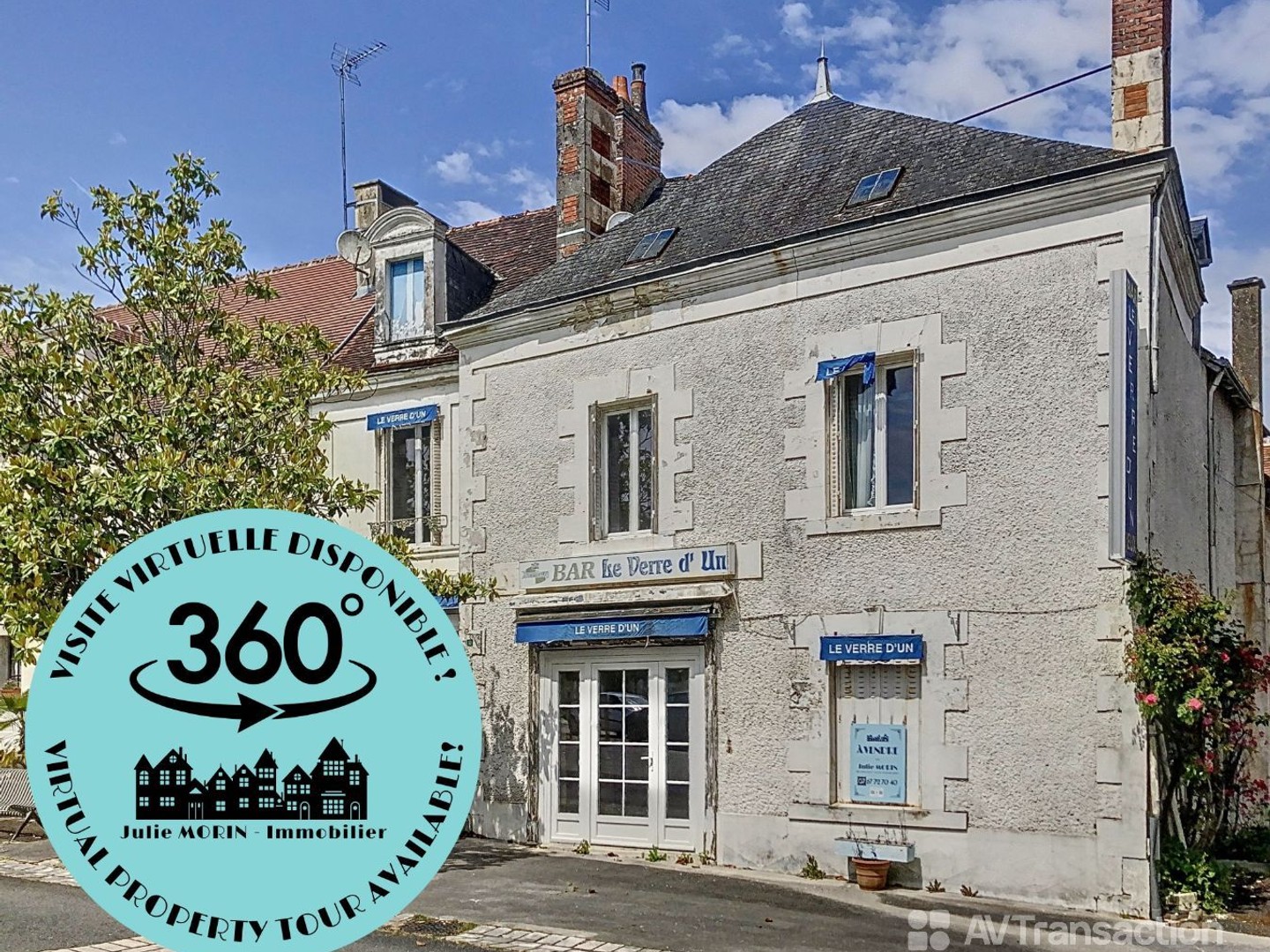 Emplacement touristique premium : bar-restaurant + appartement