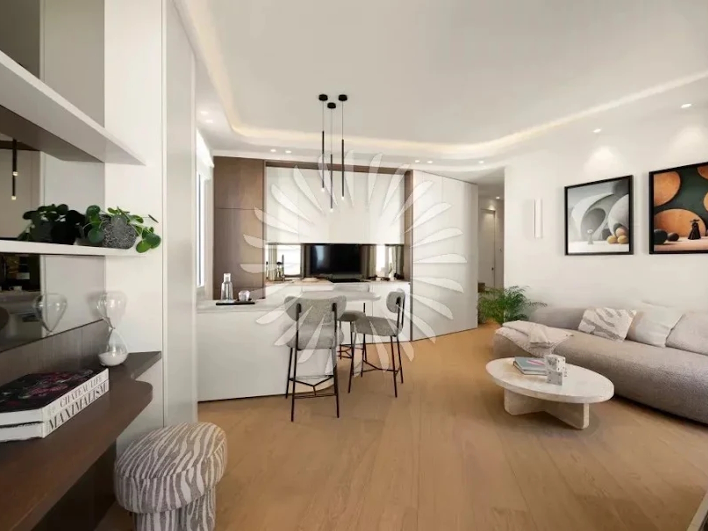 Appartement à vendre - 2 pièces - 50m2 - Monaco (98000)