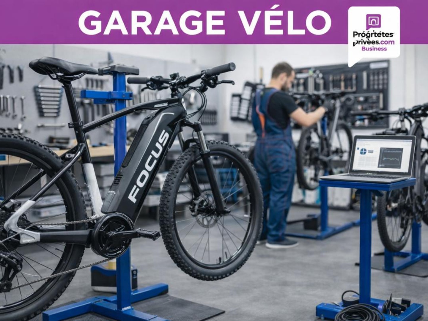 BOULOGNE BILLANCOURT - Atelier & Boutique Vélos, Clientèle fidèle, Loyer très bas