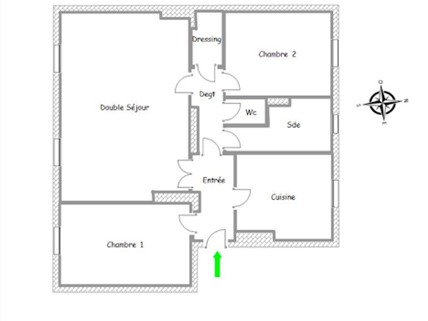 Appartement 4 pièces 76 m²