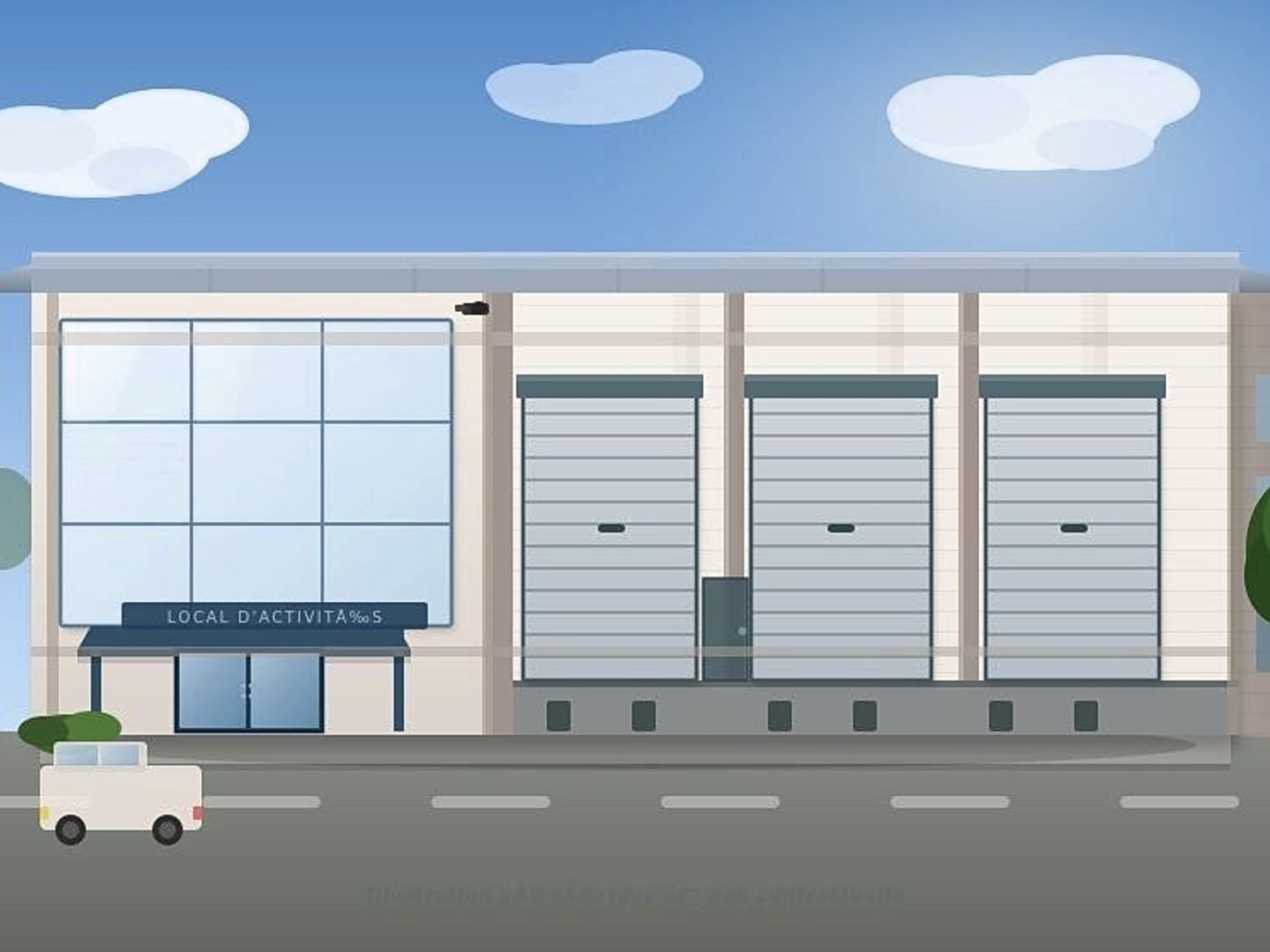Local commercial 960 m²