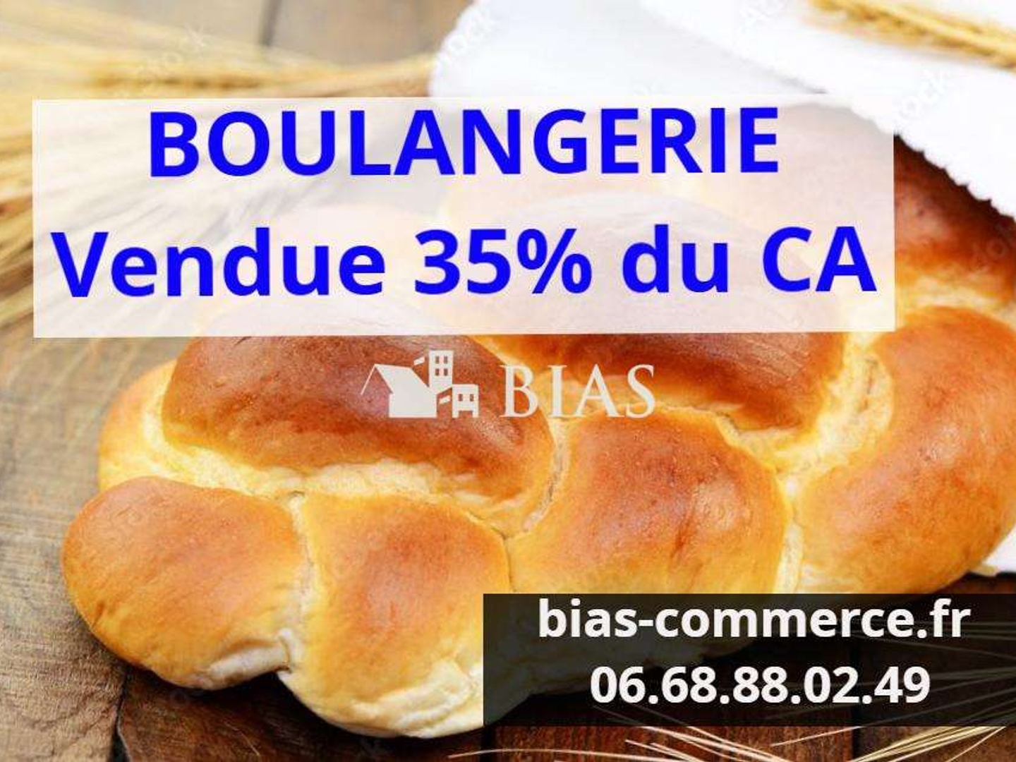 AV boulangerie-pâtisserie 35% CA en Seine-Maritime