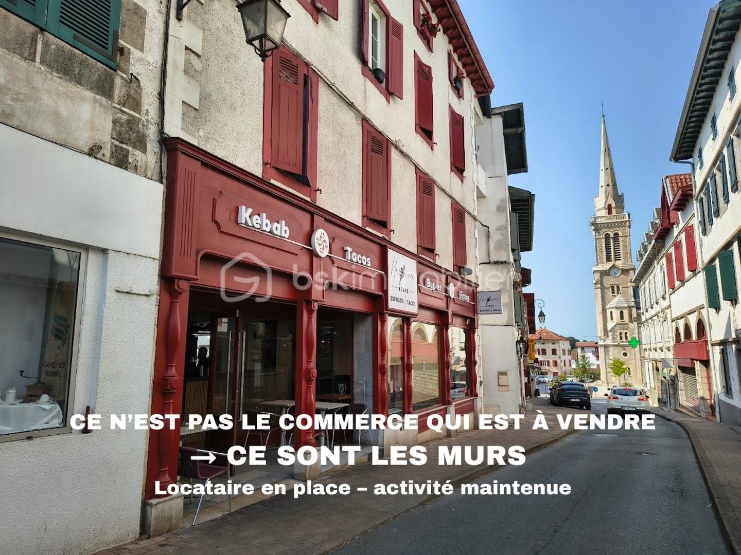 Fonds de commerce 1 pièce 121 m²