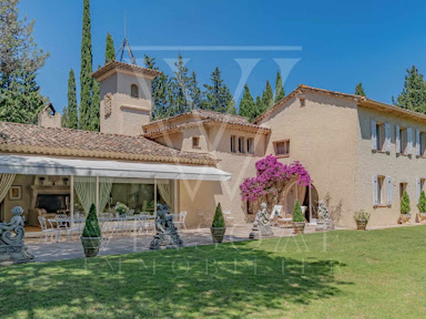 Maison à vendre - 10 pièces - 909m2 - Auribeau-Sur-Siagne (06810)