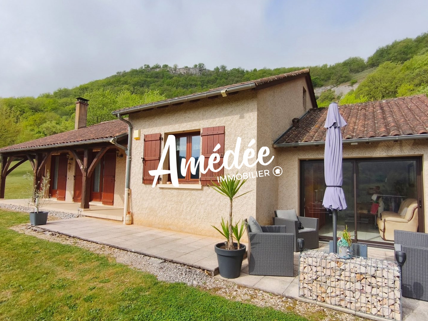 Maison à vendre - 4 pièces - 112m2 - Autoire (46400)