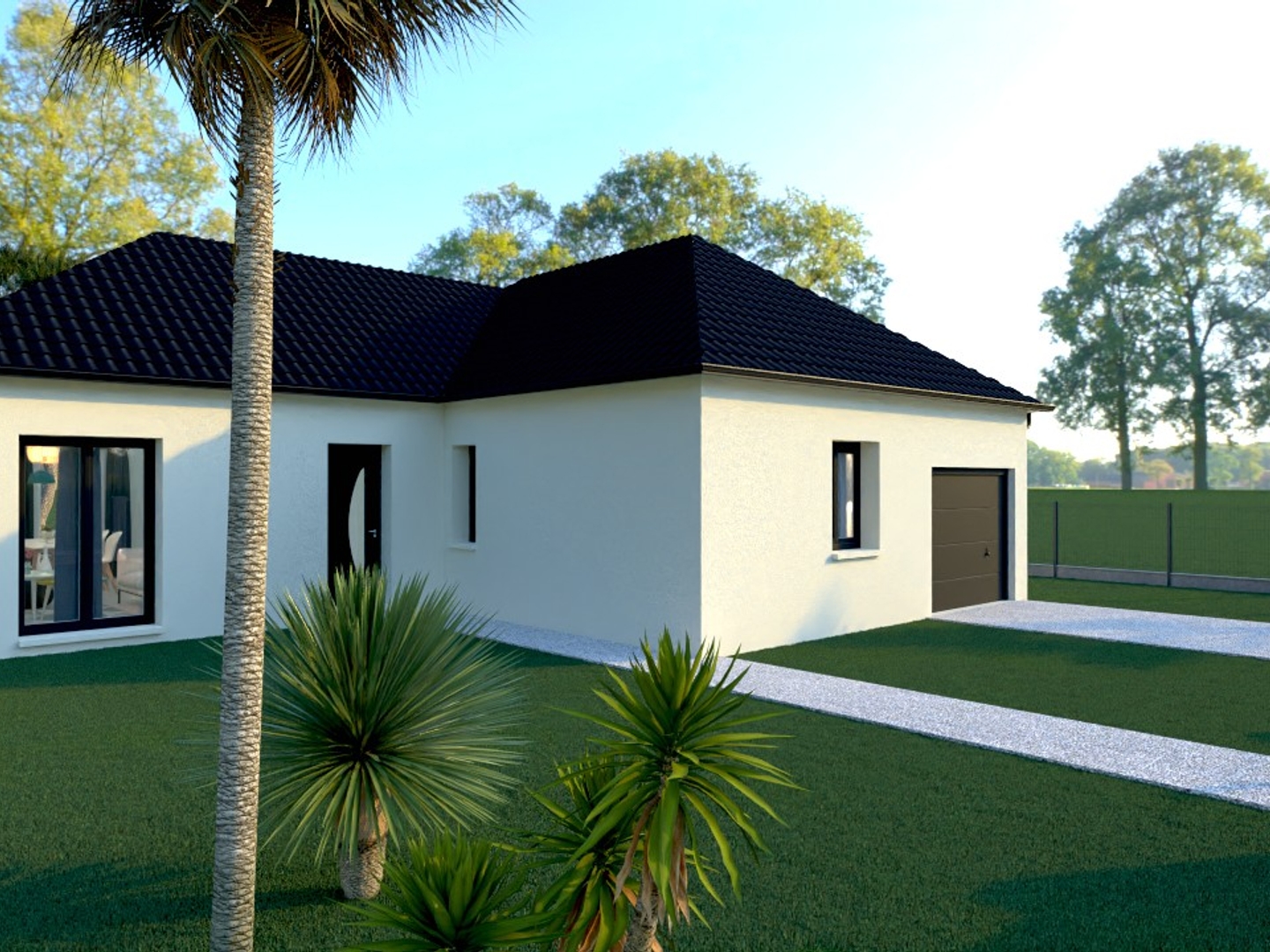 Terrain + maison 92 m²