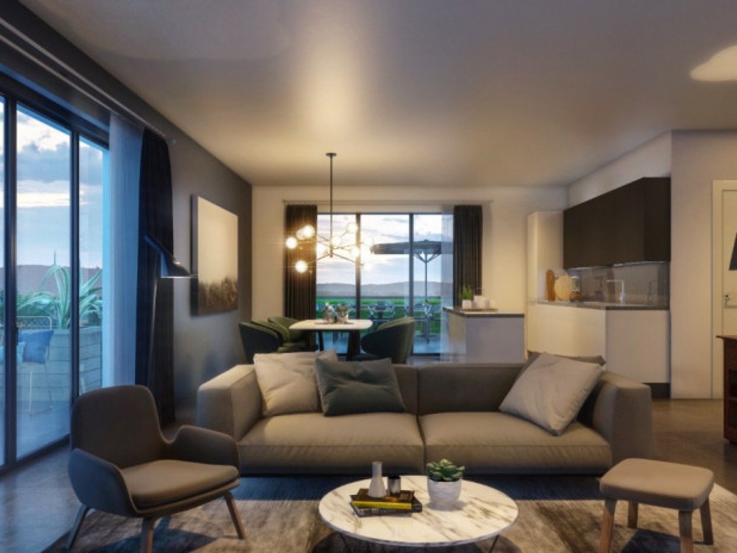 Appartement en frais réduits 3 pièces 63 m²