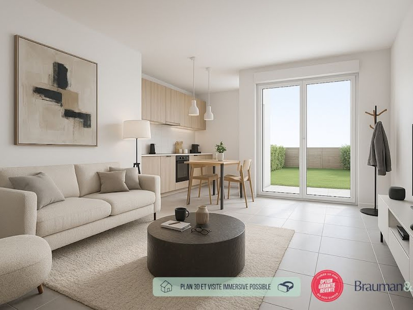 Appartement 3 pièces 61 m²