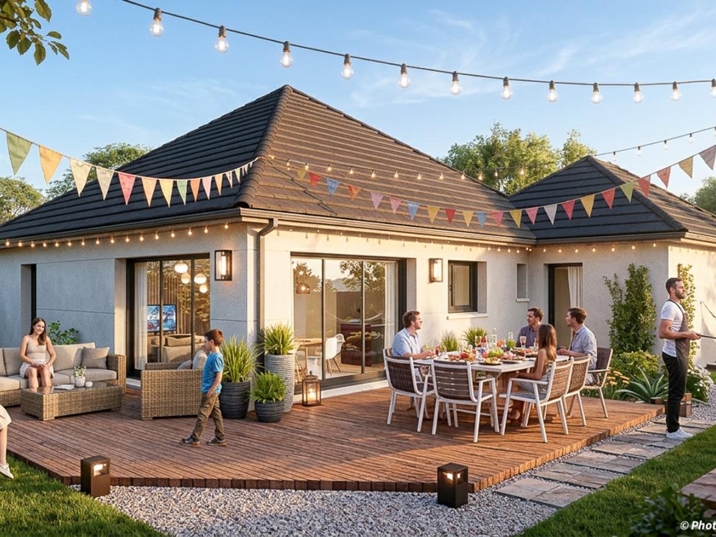 Terrain + maison 97 m²