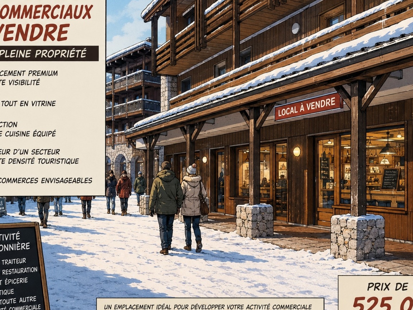 Local/bureau à vendre MERIBEL LES ALLUES (73)