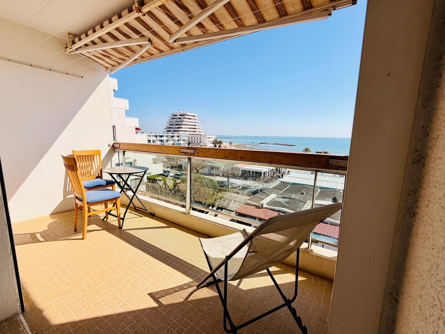 1ère ligne mer !! Appartement T3 69 m2 en Vue panoramique exceptionnelle - Dernier étage La Grande Motte