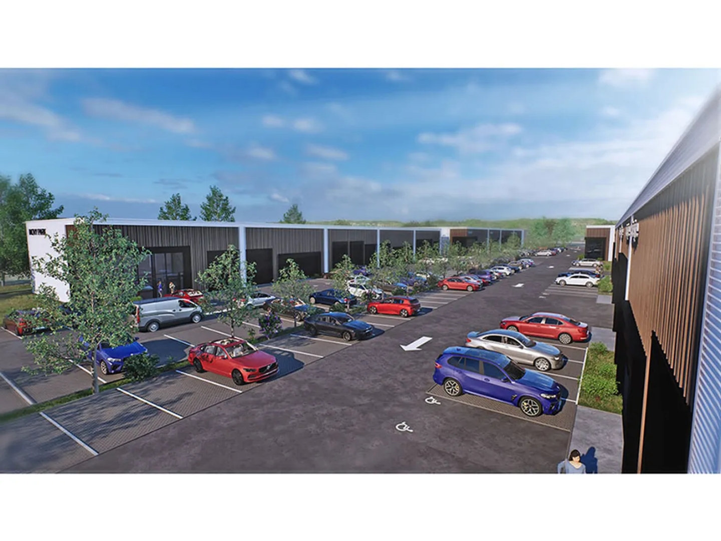 À VENDRE : Locaux d'activités au sein d'un parc collectif neuf aux normes thermiques en vigueur, surfaces adaptables de 200 m² à 1 400 m²
